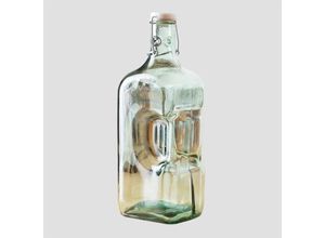 8435507955959 - 2L-Flasche aus Altglas Velma Grün Caqui - Grün Caqui - Sklum