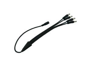 8435523805030 - Latheriguillo DC55 12-24VDC Thief 1 männlicher Stecker für 4 weibliche Stecker Elektronik ElektrizitätslED - Jandei