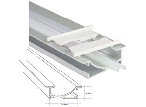 8435523807324 - Jandei - Aluminiumprofil led 2 Meter Zocalo 764 262 mm mit Deckel