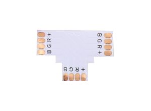 8435523810522 - Pack 10 Einheiten rgb -Anschluss auf t 10mm für led -Streifen - Jandei