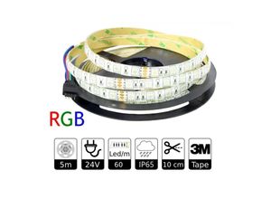 8435523811680 - Led -Blatt 24 v externe 60LED M SMD5050 Klebstoff 3M Bood 5m led tira 24 v - Jandei