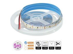 8435523812168 - Jandei - led tira 24V 6000K 238LEDS IP20 SMD3014 bobina 5 mts tira led 24V