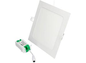 8435523813769 - Jandei - Downlight led 12W 6000ºK Square Emtra Blanco Downlight led