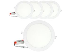 8435523821245 - Jandei - 5x Downlight führte 18W rundes Rundflugzeug des Empotins