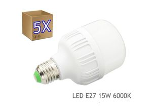 8435523821337 - 5 x led -Glühbirne 15W E27 Luz 6000k kalt Weiß - Jandei