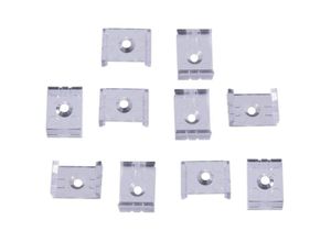 8435523821948 - Jandei - Pack 10 Einheiten Clip Aluminiumprofil 17mm JND-70527