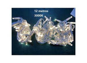 8435523825342 - Jandei - Guirnalda led 12m weißes weißes Kabel weiße Kapsel transparent 220V led Guirnaldas