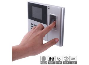 8435523826714 - Jandei Watchfigur Dactillar Footprint USB -Software einschließlich mehrerer Verbindungsmodi bis zu 1000 Benutzer