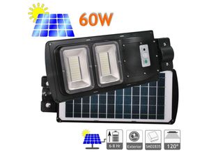 8435523829807 - Led 60W Ladola Solar mit Sensor 950 lugens External 120 led 6500K Blanco Cold -Litio Regar - Jandei