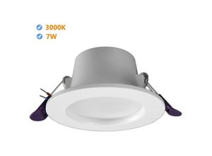 8435523838823 - Jandei - Downlight led Oasis Round Brack 7W 3000k Blanco Marco led Oasis Series