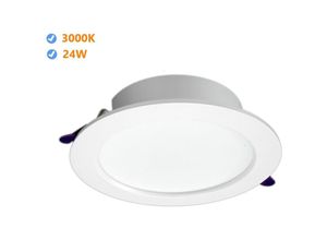 8435523838915 - Jandei - Downlight LED Oasis Round Brack 24W 3000k Blanco Marco LED Oasis Series