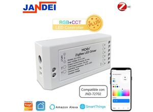 8435523841021 - Zigbee Controller Pira rgb cct Tuya Smart App DC12-24V IP20 Zigbee-LED-Treiberin Amazon Alexa Smart Things Zigbee oder Smart Life Life - Jandei