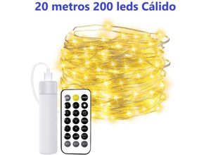 8435523842387 - Jandei - Guirnalda Lights usb -verminderte 20m 200leds warnte mit reblace 1800 mA Bateria Guirnaldas led