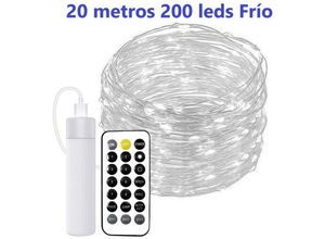 8435523842394 - Jandei - Guirnalda Lights usb -verminderte 20m 200leds Frio mit led Guirnaldas Batterie