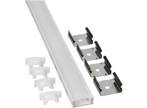 8435523842745 - Aluminiumprofil Tira led 2M Oberfläche Durchscheinende Abdeckung 123x608 mm Leeres Finish - Jandei