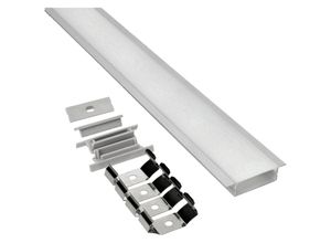 8435523844060 - Führte das Triple Eyre Aluminiumprofil zum Einbettung 2 Meter lang 374x117mm - Jandei