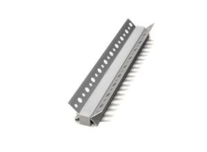 8435523844787 - Aluminiumprofil Innere Ecke 2 Meter für Gipsgebundenintegration - Jandei