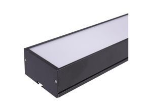 8435523846958 - Jandei - Aluminium Linear Strip 36W 1180x70mm Oberfläche Hang 4200K IP20 Schwarz