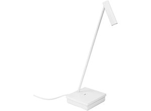 8435526891955 - E-lamp Kabellose Tischleuchte mit warmweißem 2700k LED-Licht in Weiß