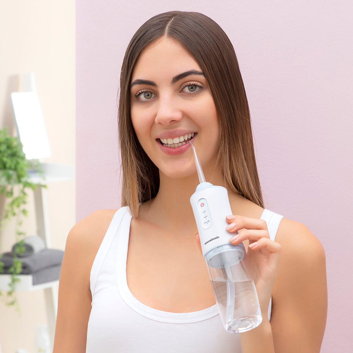 8435527821524 - Tragbare wiederaufladbare Munddusche Denter InnovaGoods