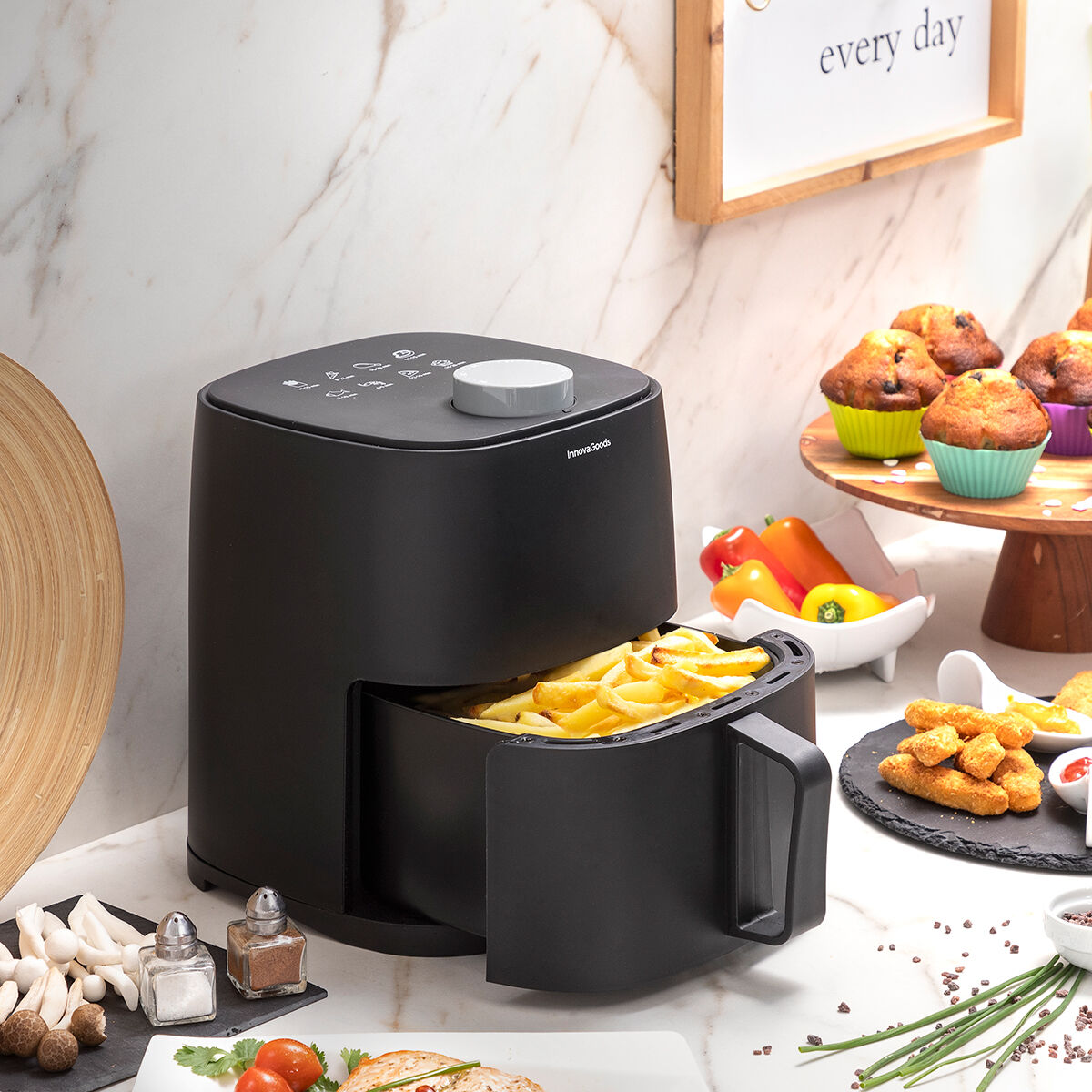 8435527824983 - Heißluftfritteuse Fryinn Lite 2000 Schwarz 1200 W 2 L