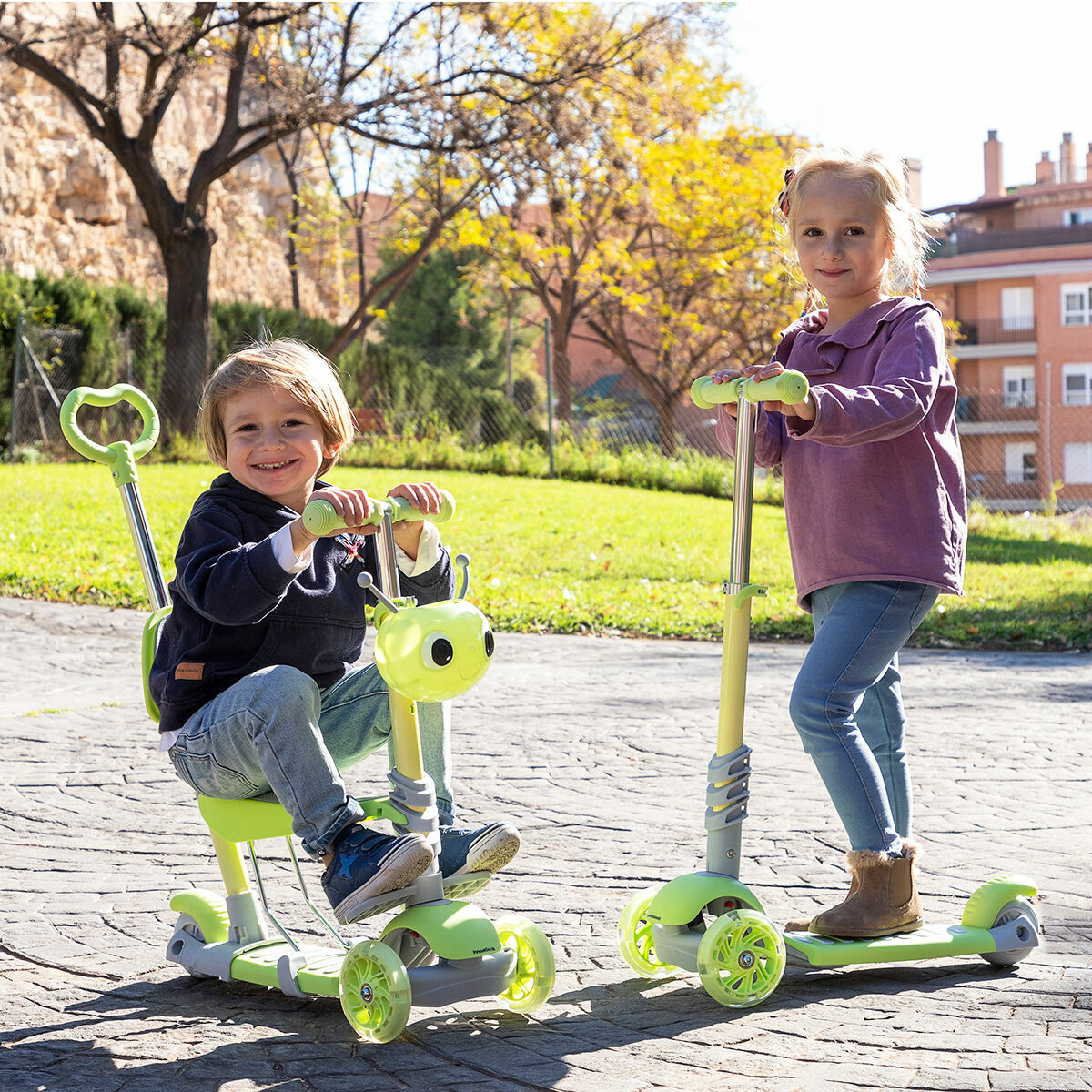 8435527825713 - Mitwachsender 3-in-1-Roller für Kinder Scuvol InnovaGoods