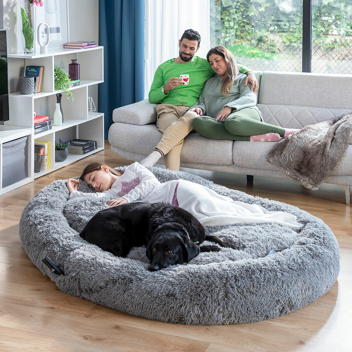 8435527826369 - Hundebett für Menschen | Human Dog Bed XXL Grey