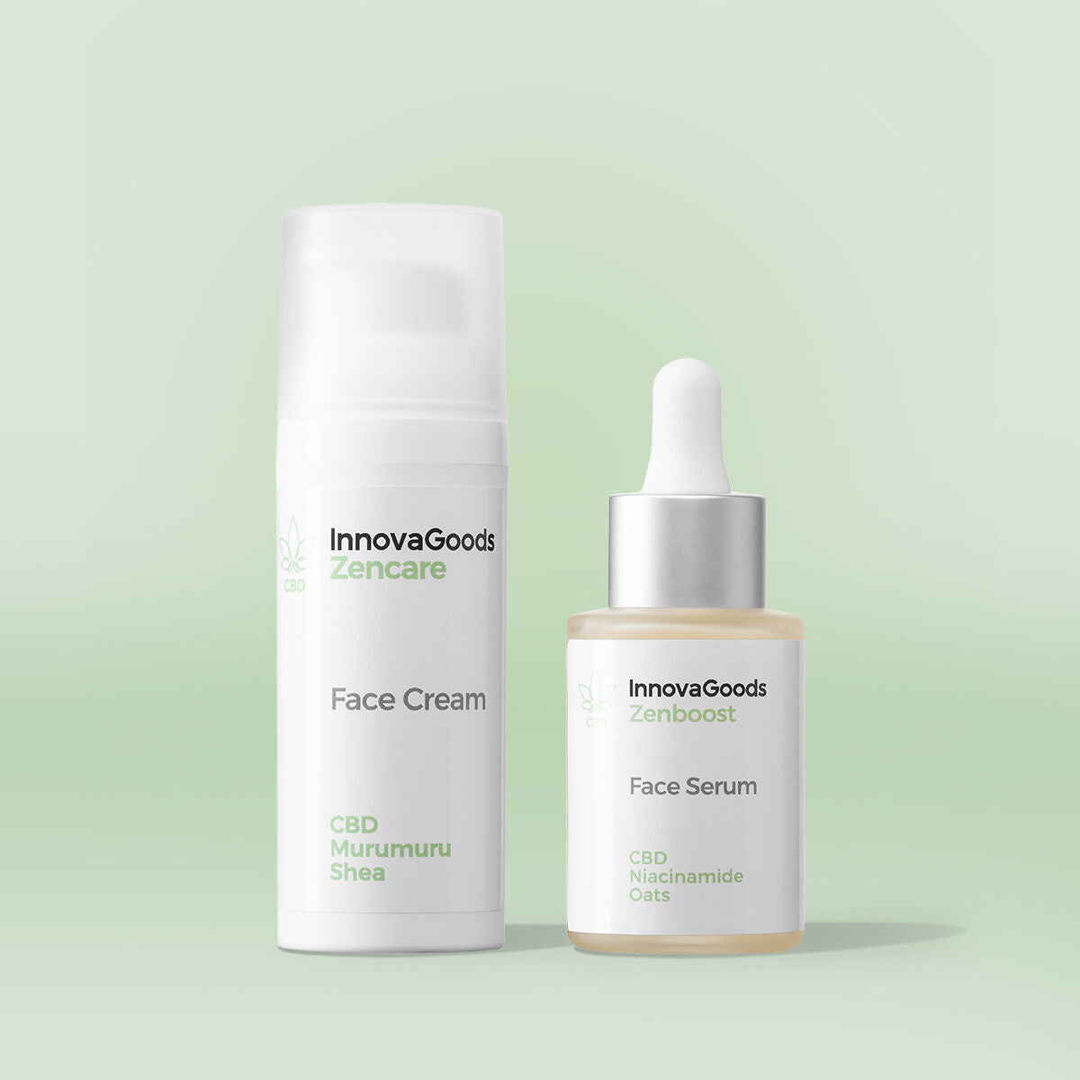 8435527827397 - Doppel-Pack Feuchtigkeitspflege Gesicht CBD InnovaGoods