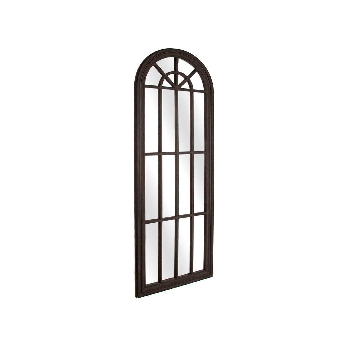 8435547189154 - Wandspiegel Schwarz Harz Fenster 61 x 178 x 4 cm