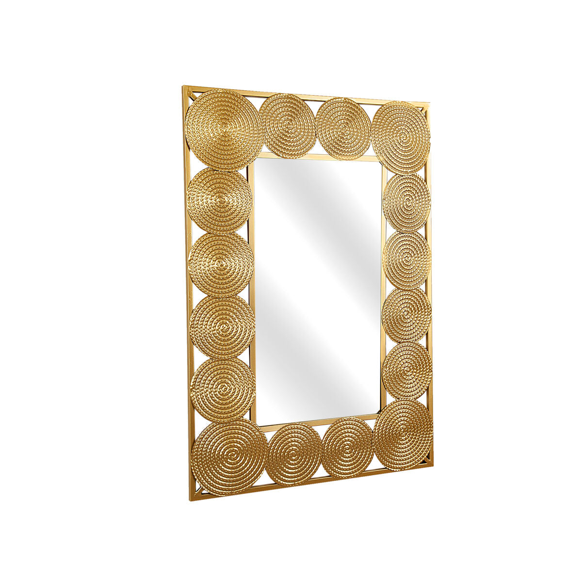 8435547199320 - Wall mirror Golden Metal 96 x 67 x 8 cm