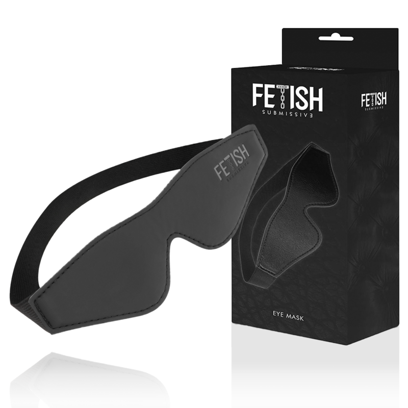 8435565902278 - FETISH SUBMISSIVE - VEGANE LEDERMASKE MIT NOPRENE-FUTTER