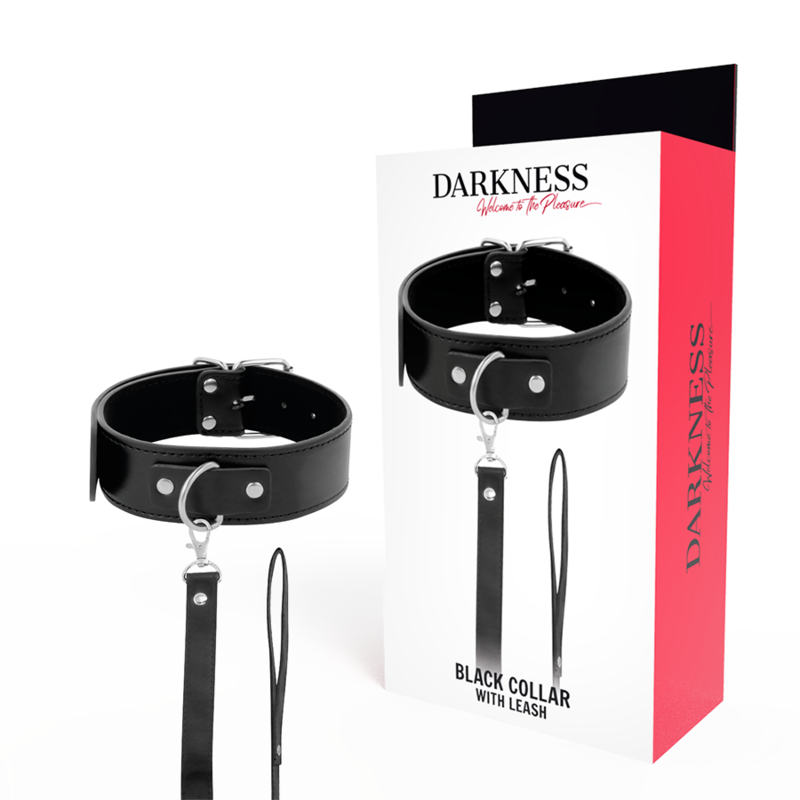 8435565904135 - DARKNESS - POSTURE-HALSKETTE MIT LEDERKETTE