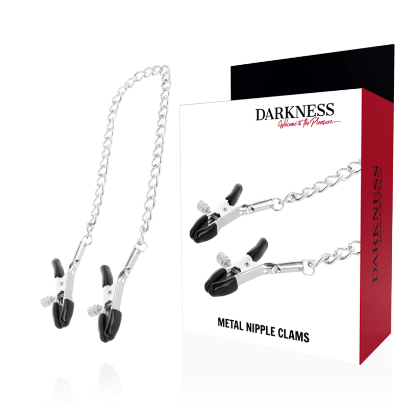 8435565904678 - DARKNESS - EINSTELLBARE NIPPELKLEMMEN AUS METALL