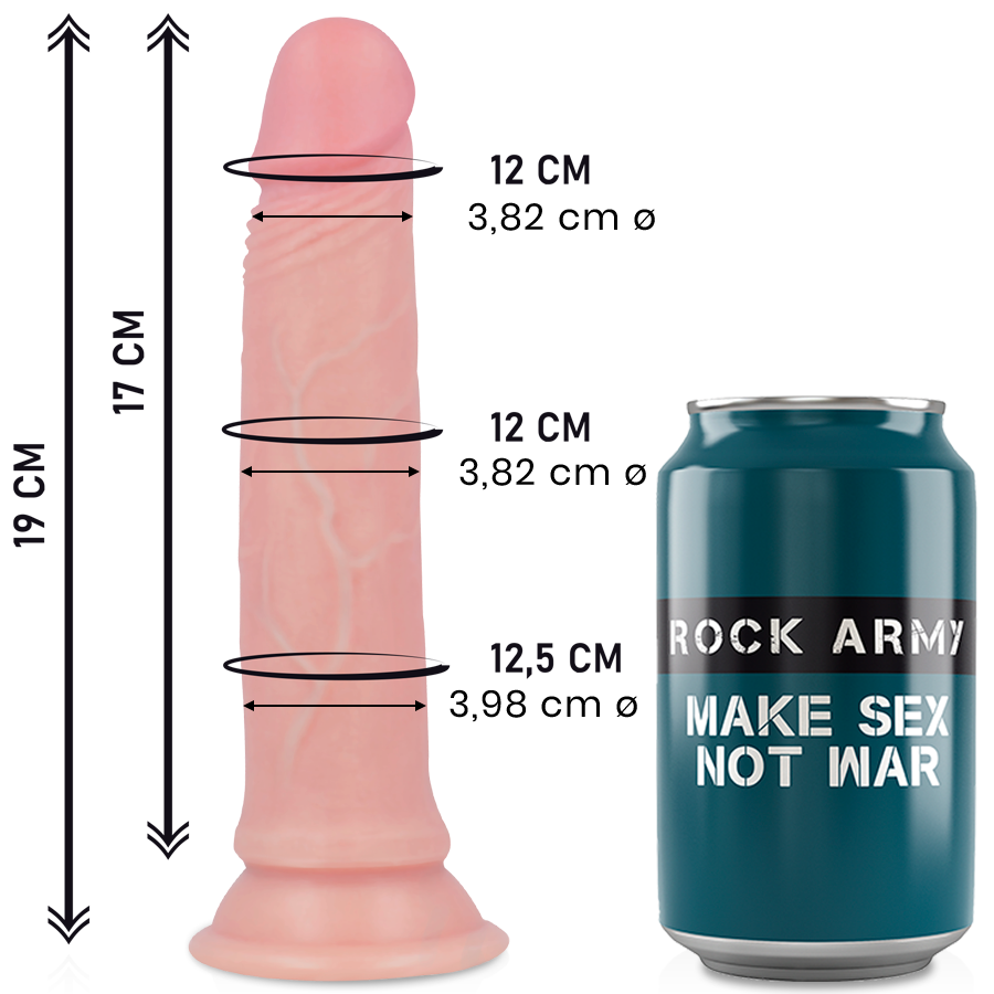 8435565908843 - ROCKARMY - LIQUID SILICONE PREMIUM AVENGER REALISTIC 19 CM -O- 398 CM