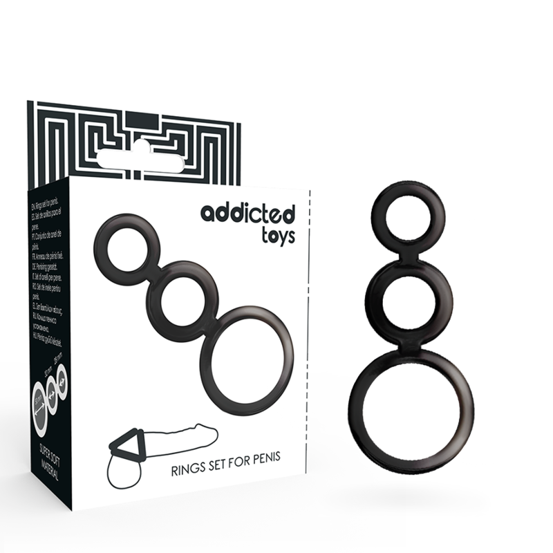 8435565909147 - - RINGSET FÜR PENIS - GERUCHERT