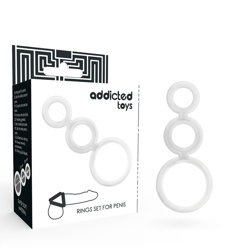 8435565909154 - - RINGSET FÜR PENIS TRANSPARENT