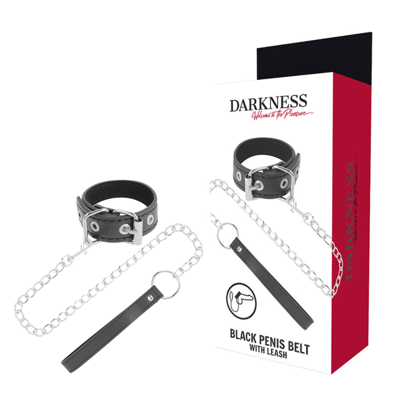 8435565911959 - DARKNESS - PENISRING MIT RIEMEN