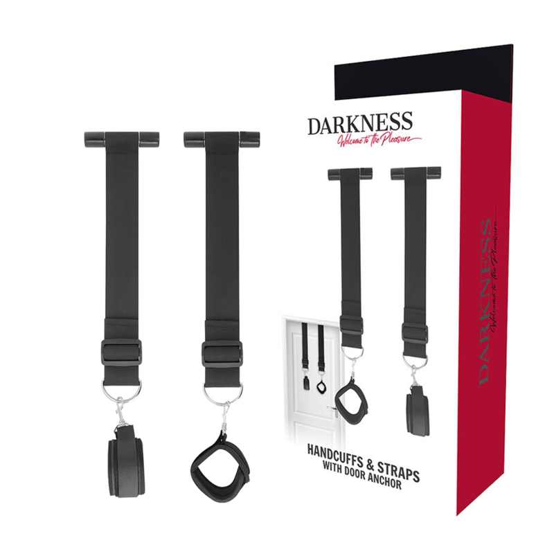 8435565911980 - DARKNESS - BONDAGE-TÜR-HANDSCHELLEN