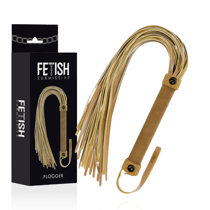 8435565925123 - FETISH SUBMISSIVE ORIGEN - PEITSCHE AUS VEGANEM LEDER