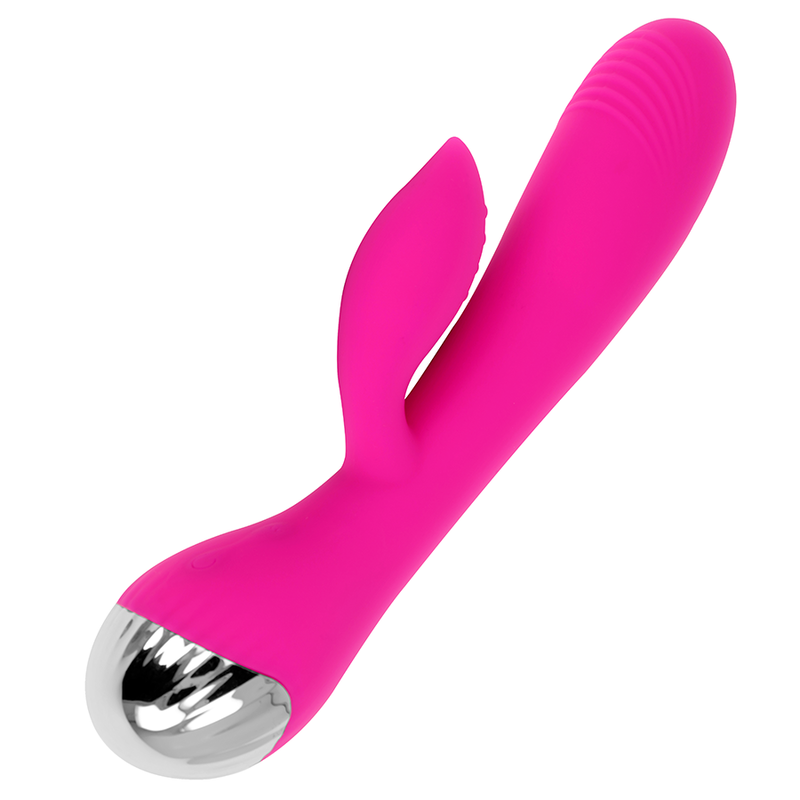 8435565925567 - - WIEDERAUFLADBARER VIBRATOR MIT KANINCHEN 10 VIBRATIONSMODI 19 CM