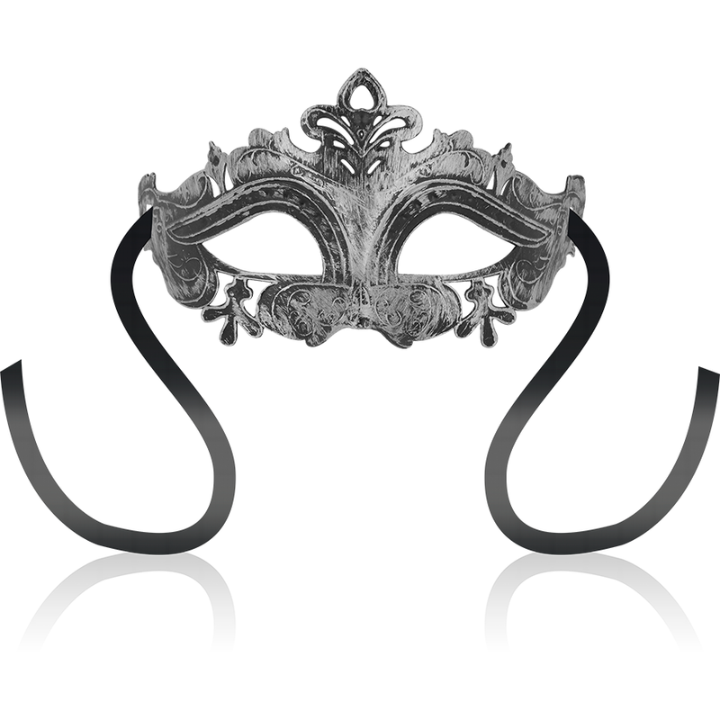 8435565931964 - OHMAMA - MASKEN VENEZIANISCHER STIL MASKE SILBER