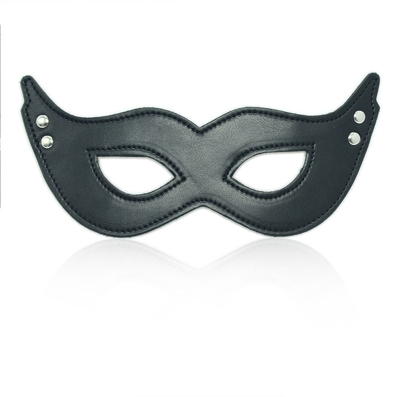 8435565933500 - OHMAMA FETISH - PU-MASKE MIT KLEMMEN