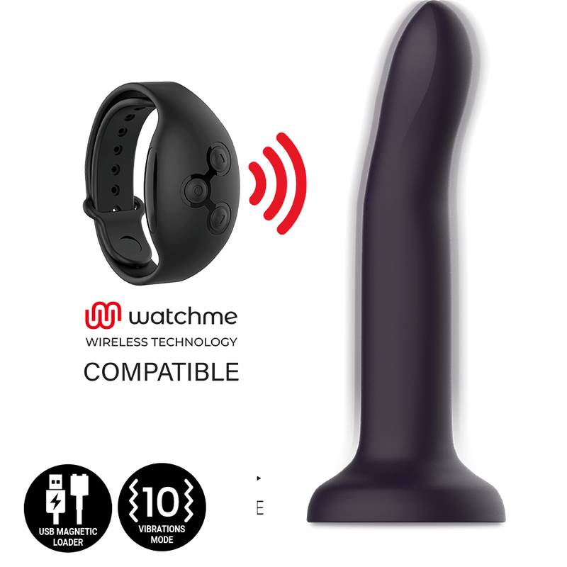 8435565935535 - MYTHOLOGY - DUMAN MYSTIC DILDO L - VIBRATOR KOMPATIBEL MIT WATCHME WIRELESS TECHNOLOGY