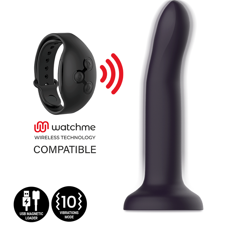 8435565935559 - MYTHOLOGY - DUMAN MYSTIC DILDO M - VIBRATOR KOMPATIBEL MIT WATCHME WIRELESS TECHNOLOGY