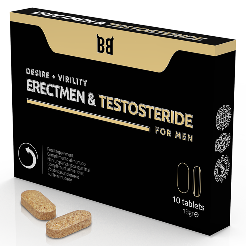 8435566040702 - - ERECTMEN & TESTOSTERID POWER UND TESTOSTERON FÜR MNNER 10 KAPSELN