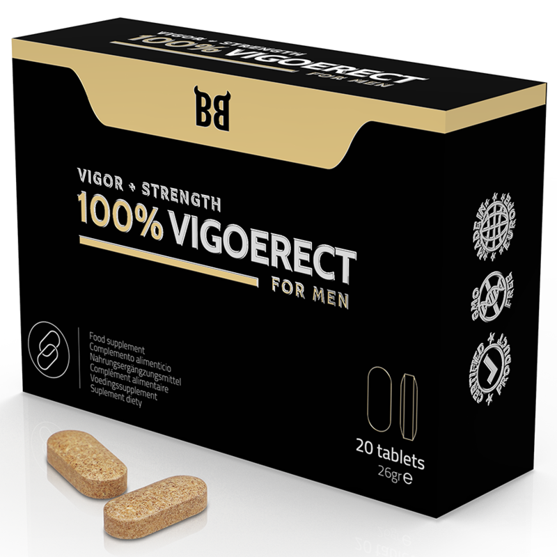 8435566040733 - - 100 % VIGOERECT VIGOR + STÄRKE FÜR MÄNNER 20 TABLETTEN
