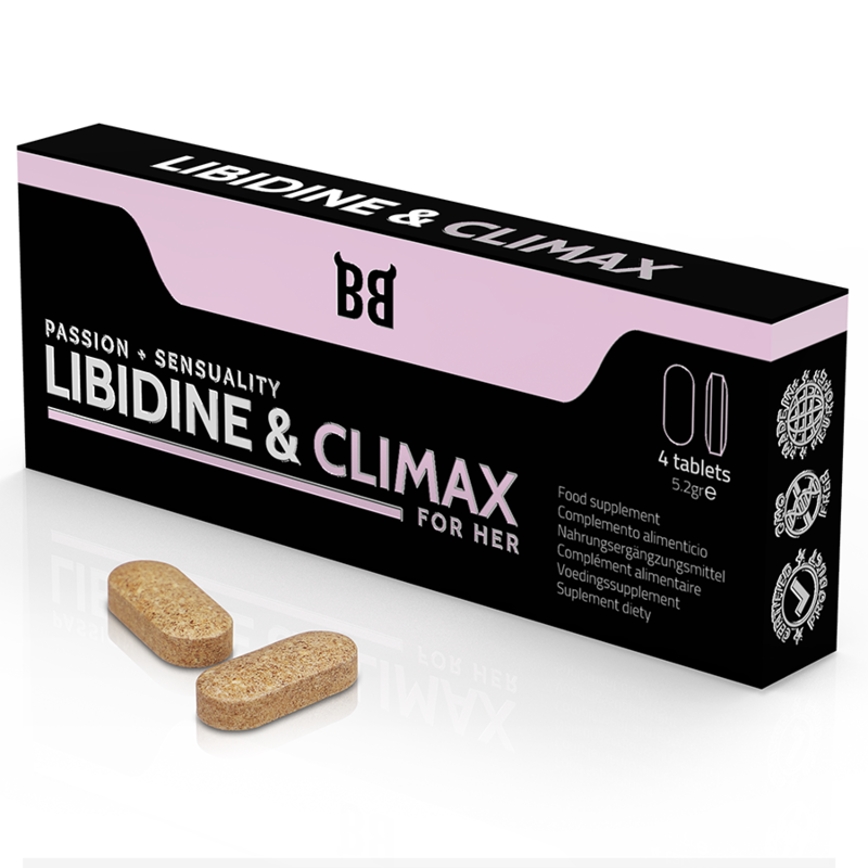 8435566040764 - - LIBIDINE & KÖRPERSTEIGERUNG L BIDO FÜR FRAUEN 4 KAPSELN
