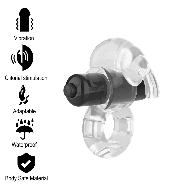 8435566040900 - INTENSE - TRANSPARENTER VIBRATIONSRING FRITTIEREN
