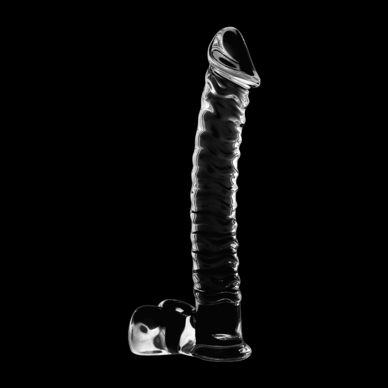 8435566042034 - - MODELL 23 DILDO BOROSILIKATGLAS KLAR 215 CM -O- 4 CM