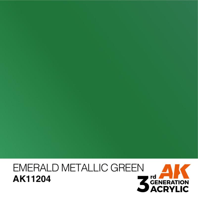 8435568304376 - Emerald Metallic Green 17ml